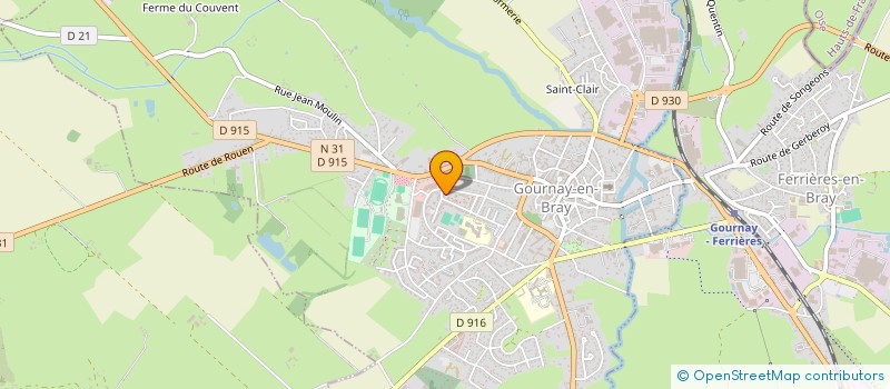 localisation de l'entreprise MONSIEUR CHRISTOPHER BOTTIER  GOURNAY-EN-BRAY
