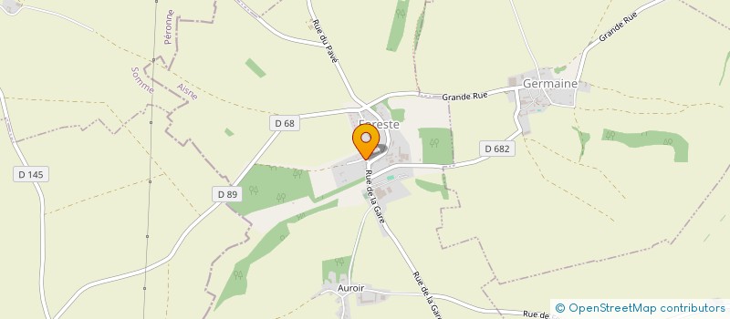 localisation de l'entreprise MONSIEUR CHRISTOPHER BOULANGER  FORESTE