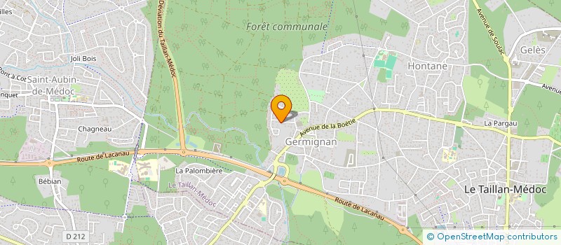 localisation de l'entreprise MONSIEUR CHRISTOPHER BOURG  LE TAILLAN-MEDOC