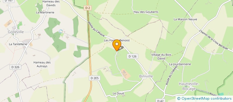 localisation de l'entreprise MONSIEUR CHRISTOPHER BOURGET  BINIVILLE