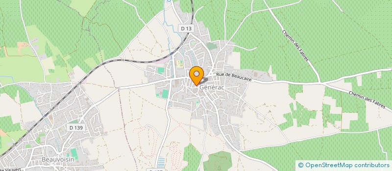 localisation de l'entreprise MONSIEUR CHRISTOPHER BOURIGAUT  GENERAC