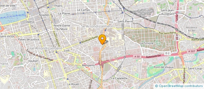 localisation de l'entreprise MONSIEUR CHRISTOPHER BOUSQUET à MARSEILLE