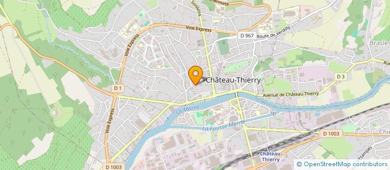 localisation de l'entreprise MONSIEUR CHRISTOPHER BOYER à CHATEAU-THIERRY
