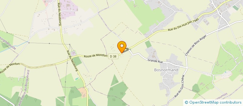 localisation de l'entreprise MONSIEUR CHRISTOPHER BRANLY  BOSROUMOIS