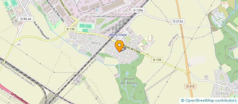 localisation de l'entreprise MONSIEUR CHRISTOPHER BREGMESTRE  MITRY-MORY