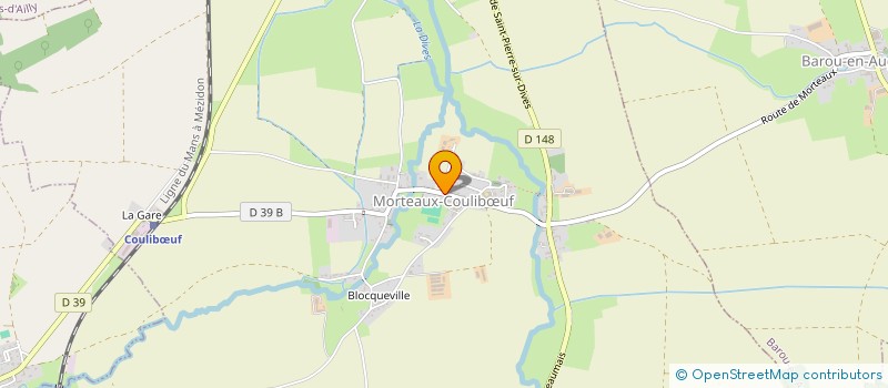 localisation de l'entreprise MONSIEUR CHRISTOPHER BRETONNET  MORTEAUX-COULIBUF