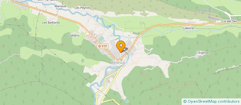 localisation de l'entreprise MONSIEUR CHRISTOPHER BRIDGEMAN à BELESTA