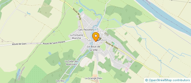 localisation de l'entreprise MONSIEUR CHRISTOPHER BRIOUL à SAINT-GONDON