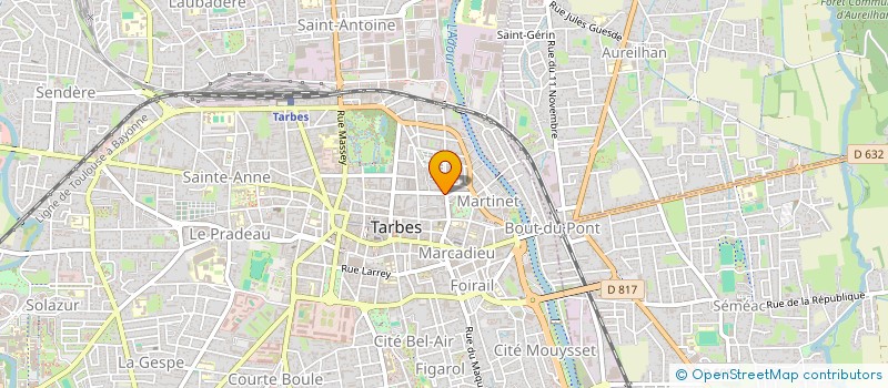 localisation de l'entreprise MONSIEUR CHRISTOPHER BRISSEAU  TARBES