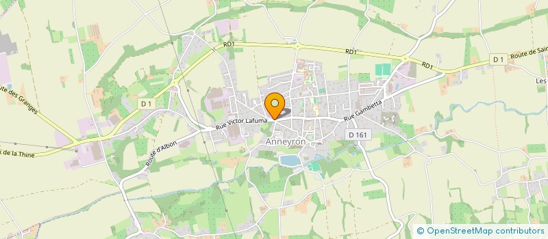 localisation de l'entreprise MONSIEUR CHRISTOPHER BROCHIER  ANNEYRON