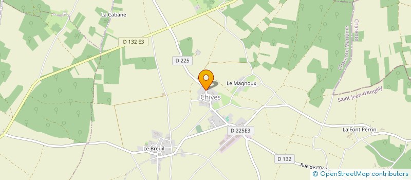 localisation de l'entreprise MONSIEUR CHRISTOPHER BROSSARD  CHIVES