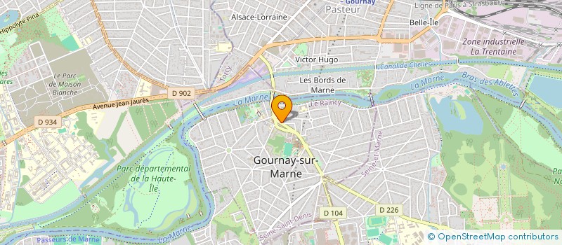 localisation de l'entreprise MONSIEUR CHRISTOPHER BROWN à GOURNAY-SUR-MARNE