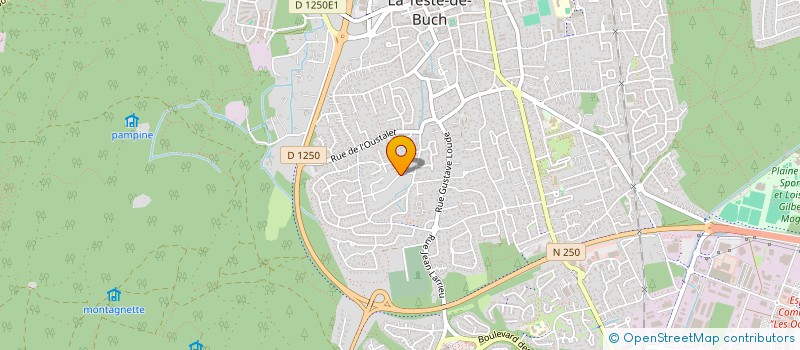 localisation de l'entreprise MONSIEUR CHRISTOPHER BUCHET  LA TESTE-DE-BUCH