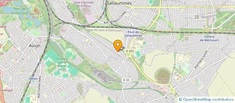 localisation de l'entreprise MONSIEUR CHRISTOPHER BUFFE  SALLAUMINES