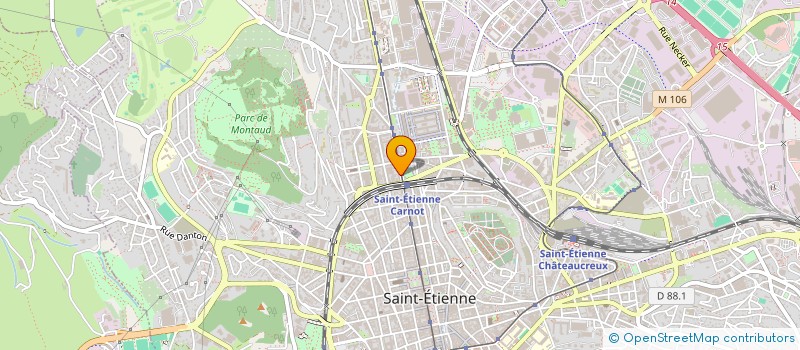 localisation de l'entreprise MONSIEUR CHRISTOPHER BULTHEEL  SAINT-ETIENNE