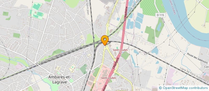 localisation de l'entreprise MONSIEUR CHRISTOPHER BURRET  AMBARES-ET-LAGRAVE