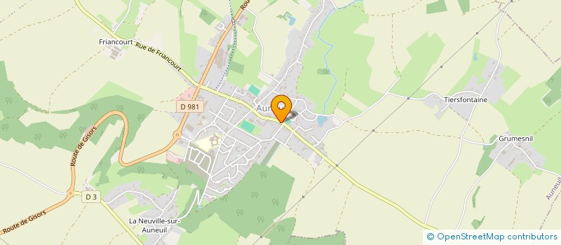 localisation de l'entreprise MONSIEUR CHRISTOPHER BURTON  AUNEUIL