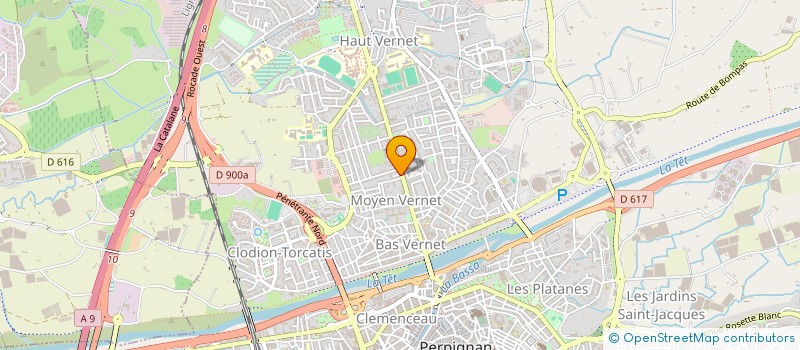 localisation de l'entreprise MONSIEUR CHRISTOPHER BUSS  PERPIGNAN