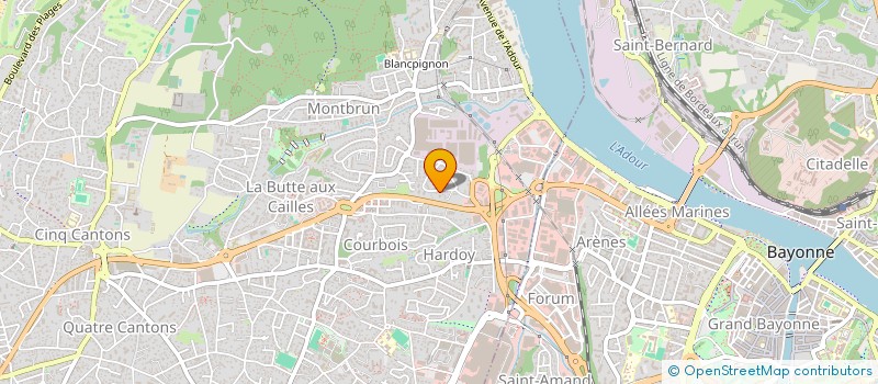 localisation de l'entreprise MONSIEUR CHRISTOPHER CAPLANE à ANGLET