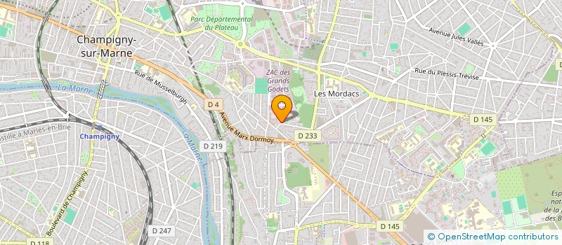 localisation de l'entreprise MONSIEUR CHRISTOPHER CARMONT  CHAMPIGNY-SUR-MARNE