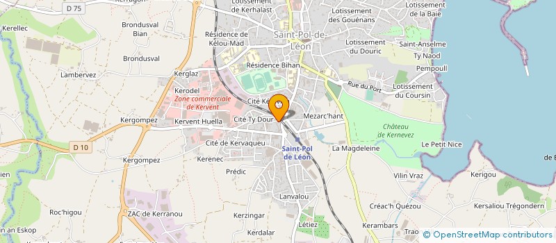 localisation de l'entreprise MONSIEUR CHRISTOPHER CAROFF à SAINT-POL-DE-LEON