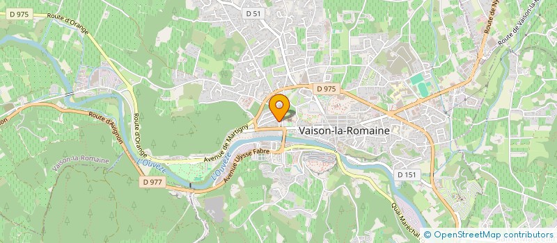 localisation de l'entreprise MONSIEUR CHRISTOPHER CARON  VAISON-LA-ROMAINE