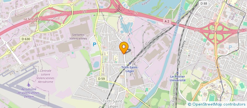 localisation de l'entreprise MONSIEUR CHRISTOPHER CAROUGE  TRITH-SAINT-LEGER