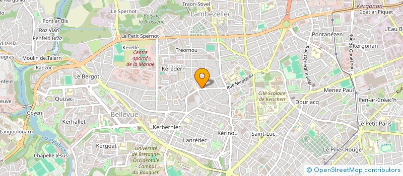 localisation de l'entreprise MONSIEUR CHRISTOPHER CARTALLIER  BREST