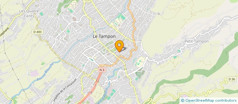 localisation de l'entreprise MONSIEUR CHRISTOPHER CHAMAND à LE TAMPON