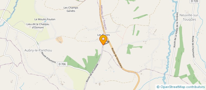 localisation de l'entreprise MONSIEUR CHRISTOPHER CHANTEPIE à AUBRY-LE-PANTHOU
