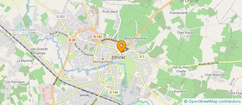 localisation de l'entreprise MONSIEUR CHRISTOPHER CHAPLAIN  JONZAC