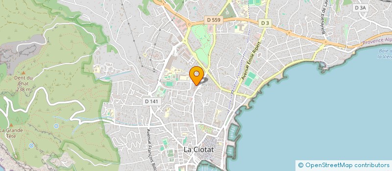 localisation de l'entreprise MONSIEUR CHRISTOPHER CHEMINAL à LA CIOTAT