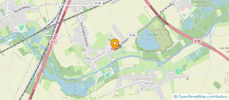 localisation de l'entreprise MONSIEUR CHRISTOPHER CHRETIEN  RUX