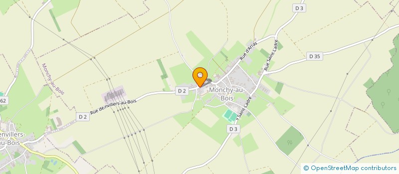 localisation de l'entreprise MONSIEUR CHRISTOPHER CILLIEZ  MONCHY-AU-BOIS