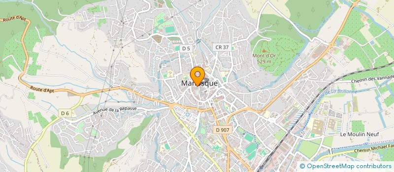 localisation de l'entreprise MONSIEUR CHRISTOPHER CIMMINO à MANOSQUE