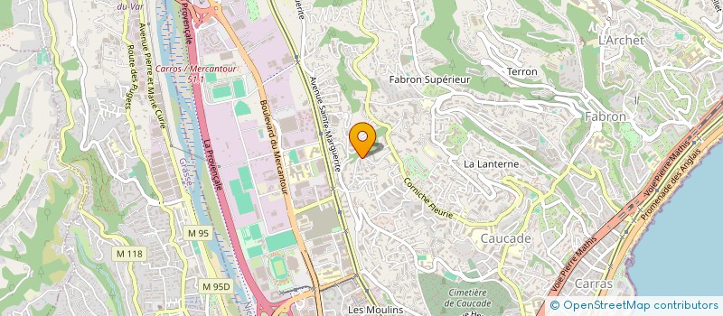 localisation de l'entreprise MONSIEUR CHRISTOPHER CLARKE  NICE