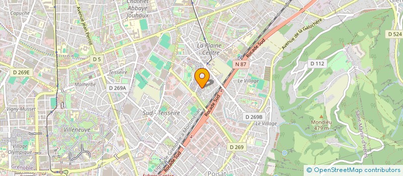 localisation de l'entreprise MONSIEUR CHRISTOPHER CLAUDEL  VOIRON