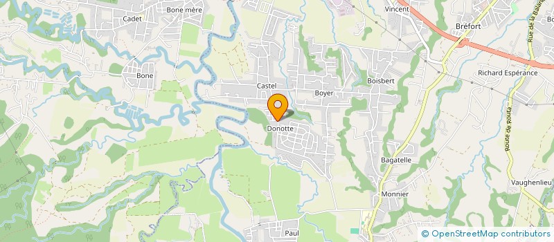 localisation de l'entreprise MONSIEUR CHRISTOPHER-CLEMENT BORDELAIS  LAMENTIN