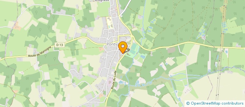 localisation de l'entreprise MONSIEUR CHRISTOPHER COCAIN  PONTVALLAIN