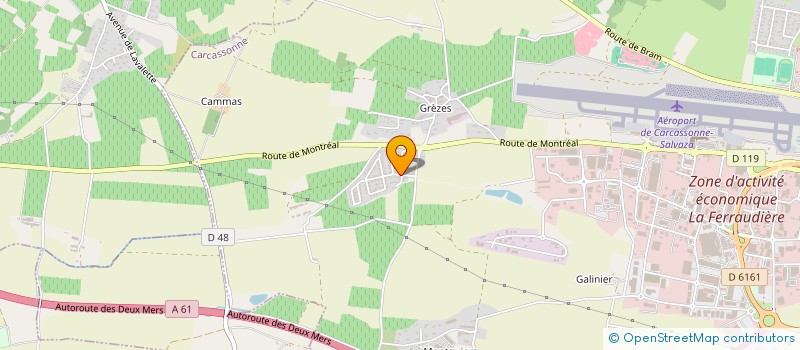 localisation de l'entreprise MONSIEUR CHRISTOPHER COLIN  TRAUSSE