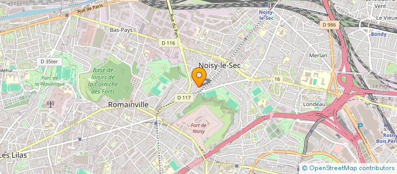 localisation de l'entreprise MONSIEUR CHRISTOPHER COLLET à NOISY-LE-SEC