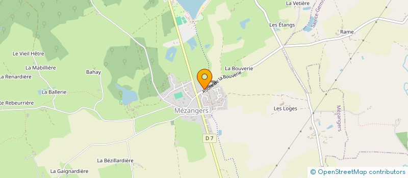 localisation de l'entreprise MONSIEUR CHRISTOPHER COLLET  MEZANGERS