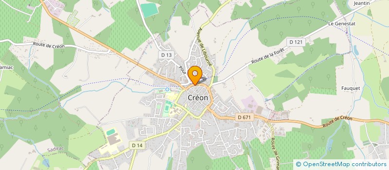 localisation de l'entreprise MONSIEUR CHRISTOPHER COLLIN  CREON