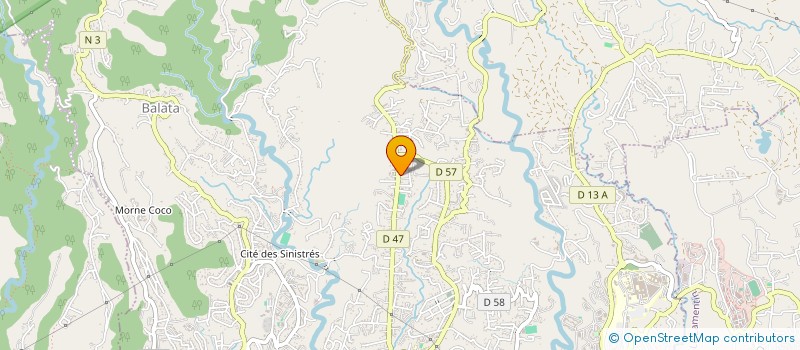 localisation de l'entreprise MONSIEUR CHRISTOPHER COPEAU  FORT-DE-FRANCE