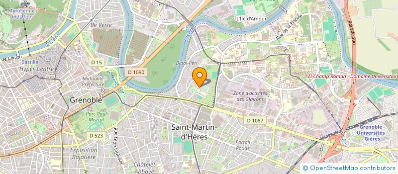 localisation de l'entreprise MONSIEUR CHRISTOPHER CORK  SAINT-MARTIN-D'HERES