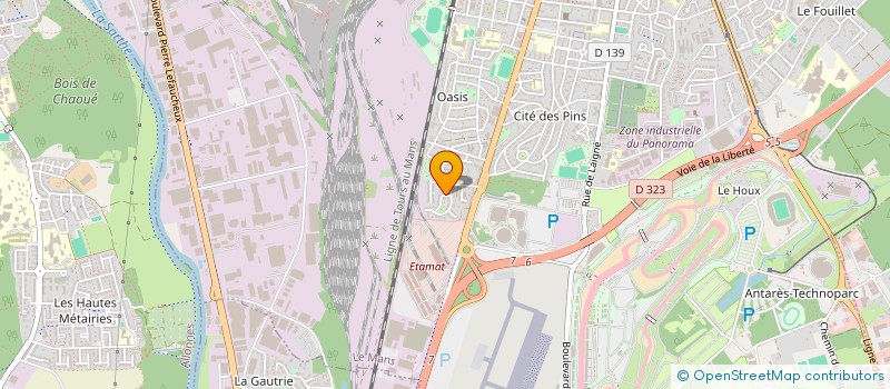 localisation de l'entreprise MONSIEUR CHRISTOPHER CORTINHAS MORAIS  LE MANS