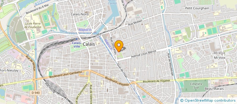 localisation de l'entreprise MONSIEUR CHRISTOPHER COTREZ  CALAIS