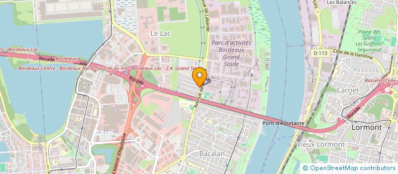 localisation de l'entreprise MONSIEUR CHRISTOPHER COUSIN  BORDEAUX