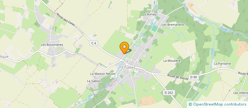 localisation de l'entreprise MONSIEUR CHRISTOPHER COUTARD  CHALLES