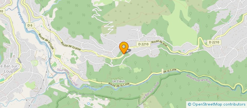 localisation de l'entreprise MONSIEUR CHRISTOPHER COVERDALE  TOURRETTES-SUR-LOUP